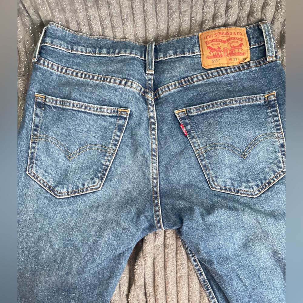 Levi's Blue Straight Jeans Classic Denim